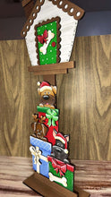 Load image into Gallery viewer, Dog Christmas for the Birdhouse Interchangeable File SVG, Puppy Presents Reindeer Seasonal, Holiday Shapes Glowforge, LuckyHeartDesignsCo