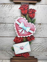 Load image into Gallery viewer, Roses Valentine for the Birdhouse Interchangeable File SVG, Valentine's Day, Love Holiday Shapes, Glowforge, Laser, LuckyHeartDesignsCo