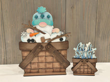 Load image into Gallery viewer, Farm Picnic Flower Basket Interchangeable (Original and TINY) File SVG, (Basket only) Vase, Tiered Tray, Glowforge, LuckyHeartDesignsCo