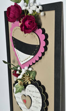 Load image into Gallery viewer, Chunky Heart Flower Vase Vertical Sign File SVG, Stems, Mothers Day, Craft, Love, Farmhouse Valentines Glowforge, LuckyHeartDesignsCo