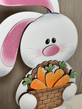 Load image into Gallery viewer, Floppy Easter Bunny Flower Basket Interchangeable File SVG, TINY, Eggs, Carrots, Jelly Beans Spring, Holiday, Glowforge, LuckyHeartDesignsCo