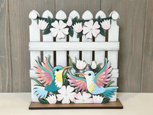 Load image into Gallery viewer, Hummingbird Holiday Door Sign Interchangeable File, SVG Bird, Butterfly, Spring Summer Floral Tulip Daisy Seasonal, Home, Welcome, glowforge