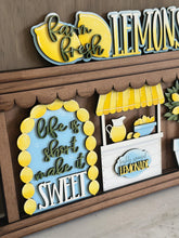 Load image into Gallery viewer, Small Wall Collage Shelf Holder Interchangeable Sign File, Glowforge, Home, Family, Display, Plant, House, Standing, LuckyHeartDesignsCo