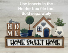 Load image into Gallery viewer, Farm Wall Collage Shelf Holder Interchangeable Sign File, Glowforge, Home, Barn, Cow, Display Farmhouse House, Standing, LuckyHeartDesignsCo