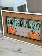 Load image into Gallery viewer, Pumpkin Patch MINI Interchangeable Leaning Sign File SVG, Pumpkins, Fall Farm Tiered Tray Glowforge, LuckyHeartDesignsCo