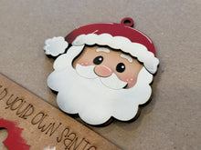 Load image into Gallery viewer, Santa and Friends Pop Out Christmas Ornament Craft Bundle File SVG, Mrs. Claus, Elf, Elves, Kids Craft, Glowforge, LuckyHeartDesignsCo