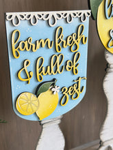 Load image into Gallery viewer, Watermelon Pedestal Spindle Slide On Seasonal Set Interchangeable File SVG, Summer, Fruit Home Sign, Decor Glowforge, LuckyHeartDesignsCo