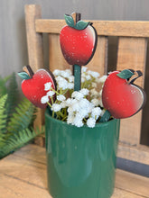 Load image into Gallery viewer, Apple Mug Stick File SVG, Glowforge Tiered Tray, Tray Decor, Fruit, Spring, Summer Plant Topper, Teacher, Farm, School LuckyHeartDesignsCo