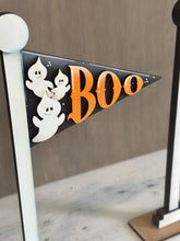 Load image into Gallery viewer, Halloween Flag Interchangeable File SVG, Fall, Witch, Ghost, Boo, Gnome, Highland, Seasonal, Holiday, Glowforge, LuckyHeartDesignsCo