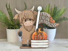 Load image into Gallery viewer, Pumpkin Patch Flag Interchangeable File SVG, Fall, Farm, Gnome, Highland, Seasonal, Holiday, Glowforge, LuckyHeartDesignsCo