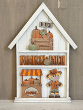 Load image into Gallery viewer, Wall Collage House Shelf Holder Interchangeable Sign File, Glowforge, Home, Family, Display, Plant, House, Standing, LuckyHeartDesignsCo
