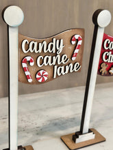 Load image into Gallery viewer, Christmas Flag Interchangeable File SVG, Candy Cane, Gingerbread, Cookie, Highland, Seasonal, Holiday, Glowforge, LuckyHeartDesignsCo