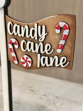Load image into Gallery viewer, Christmas Flag Interchangeable File SVG, Candy Cane, Gingerbread, Cookie, Highland, Seasonal, Holiday, Glowforge, LuckyHeartDesignsCo