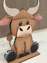 Load image into Gallery viewer, Buffalo Interchangeable Animal Hat File SVG, Bull, Farm, Zoo, Holiday, Pet, Christmas, Halloween, Fall, Yak, Glowforge, LuckyHeartDesignsCo
