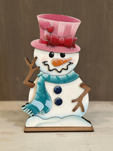 Load image into Gallery viewer, Snowman Interchangeable Animal Hat File SVG, Winter, Snowmen, Holiday, Christmas, Halloween, Boo, Spring, Glowforge, LuckyHeartDesignsCo