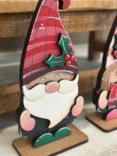 Load image into Gallery viewer, Gnome Eyes Christmas Standing File SVG, Rudolph, Elf, Snowman, Girl, Boy, Glowforge, LuckyHeartDesignsCo