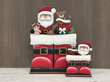 Load image into Gallery viewer, Santa Workshop Flower Basket Interchangeable File SVG, TINY Toys, Teddy Football Santa, Christmas Tiered Tray Glowforge, LuckyHeartDesignsCo