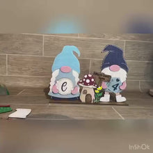 Load and play video in Gallery viewer, Christmas Standing Tall Gnome Interchangeable File SVG, Glowforge, LuckyHeartDesignsCo