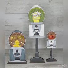 Load and play video in Gallery viewer, Gum ball Machine for Snow Globe Interchangeable SVG, Seasonal, Holiday, Glowforge, Gumball LuckyHeartDesignsCo
