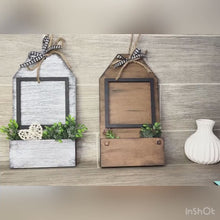 Load and play video in Gallery viewer, Tag Style Interchangeable Leaning Sign File SVG, Glowforge, LuckyHeartDesignsCo