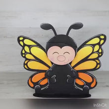 Load and play video in Gallery viewer, Butterfly Animal Hats Interchangeable MINI File SVG, Seasonal Leaning sign, Christmas,Holiday, Tiered Tray Glowforge, LuckyHeartDesignsCo