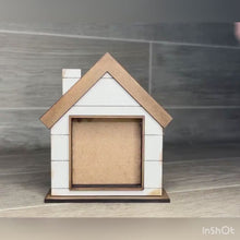 Load and play video in Gallery viewer, Mini Interchangeable Standing House File SVG, Glowforge Home, LuckyHeartDesignsCo