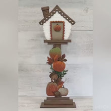 Load and play video in Gallery viewer, Bees for the Birdhouse Interchangeable File SVG, Glowforge, Fall, Seasonal, Holiday Shapes, Spring, Bird house, LuckyHeartDesignsCo
