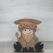 Load and play video in Gallery viewer, Seasonal Animal Hats Interchangeable Extras MINI File SVG, Seasonal sign, Holiday, Cow, Pet, Farm Tiered Tray Glowforge, LuckyHeartDesignsCo