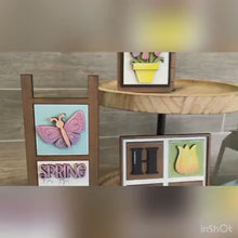 Load and play video in Gallery viewer, MINI Backers Interchangeable Leaning Sign File SVG, Glowforge, LuckyHeartDesignsCo