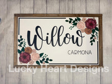 Load image into Gallery viewer, Willow Floral corner file, SVG FILE

