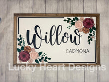 Load image into Gallery viewer, Willow Floral corner file, SVG FILE