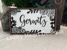 Load image into Gallery viewer, Floral Frame File (rectangle and round), SVG FILE