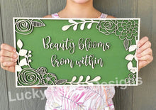 Load image into Gallery viewer, Floral Frame File (rectangle and round), SVG FILE