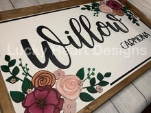 Load image into Gallery viewer, Willow Floral corner file, SVG FILE