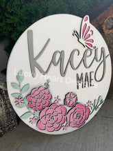 Load image into Gallery viewer, Layered Floral File 2 -with butterflies, SVG FILE glowforge