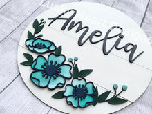 Load image into Gallery viewer, Amelia Floral File SVG, glowforge flower decor