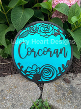 Load image into Gallery viewer, Floral Frame File (rectangle and round), SVG FILE