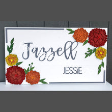 Load image into Gallery viewer, marigold layered floral file, SVG