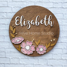 Load image into Gallery viewer, Amelia Floral File SVG, glowforge flower decor