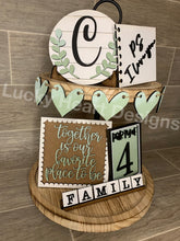 Load image into Gallery viewer, Family Tiered Tray file SVG