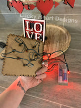 Load image into Gallery viewer, Valentines Day Tiered Tray File, SVG, Glowforge love decor tier tray