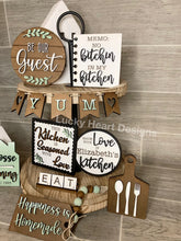 Load image into Gallery viewer, Kitchen Tiered Tray File, SVG, Glowforge, tiered tray decor