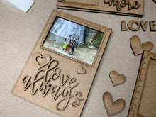Load image into Gallery viewer, Valentines Photo Frames Kit File SVG, Glowforge craft