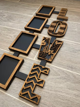 Load image into Gallery viewer, Patterned Love Wall Picture Frame Collage Two Versions,File SVG, Glowforge