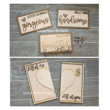 Load image into Gallery viewer, Couples Paint Night Signs DIY File SVG, Glowforge