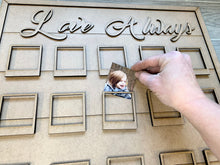 Load image into Gallery viewer, Square Shiplap Photo Collage Frame File SVG, Glowforge sign