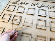 Load image into Gallery viewer, Square Shiplap Photo Collage Frame File SVG, Glowforge sign