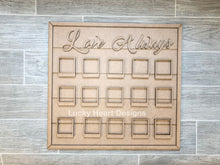 Load image into Gallery viewer, Square Shiplap Photo Collage Frame File SVG, Glowforge sign