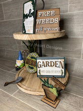 Load image into Gallery viewer, Garden Tiered Tray File SVG, glowforge laser tier tray, LuckyHeartDesignsCo