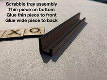 Load image into Gallery viewer, LOVE Valentines Day Tiered Tray File SVG, glowforge, Tier Tray, mini scrabble letters